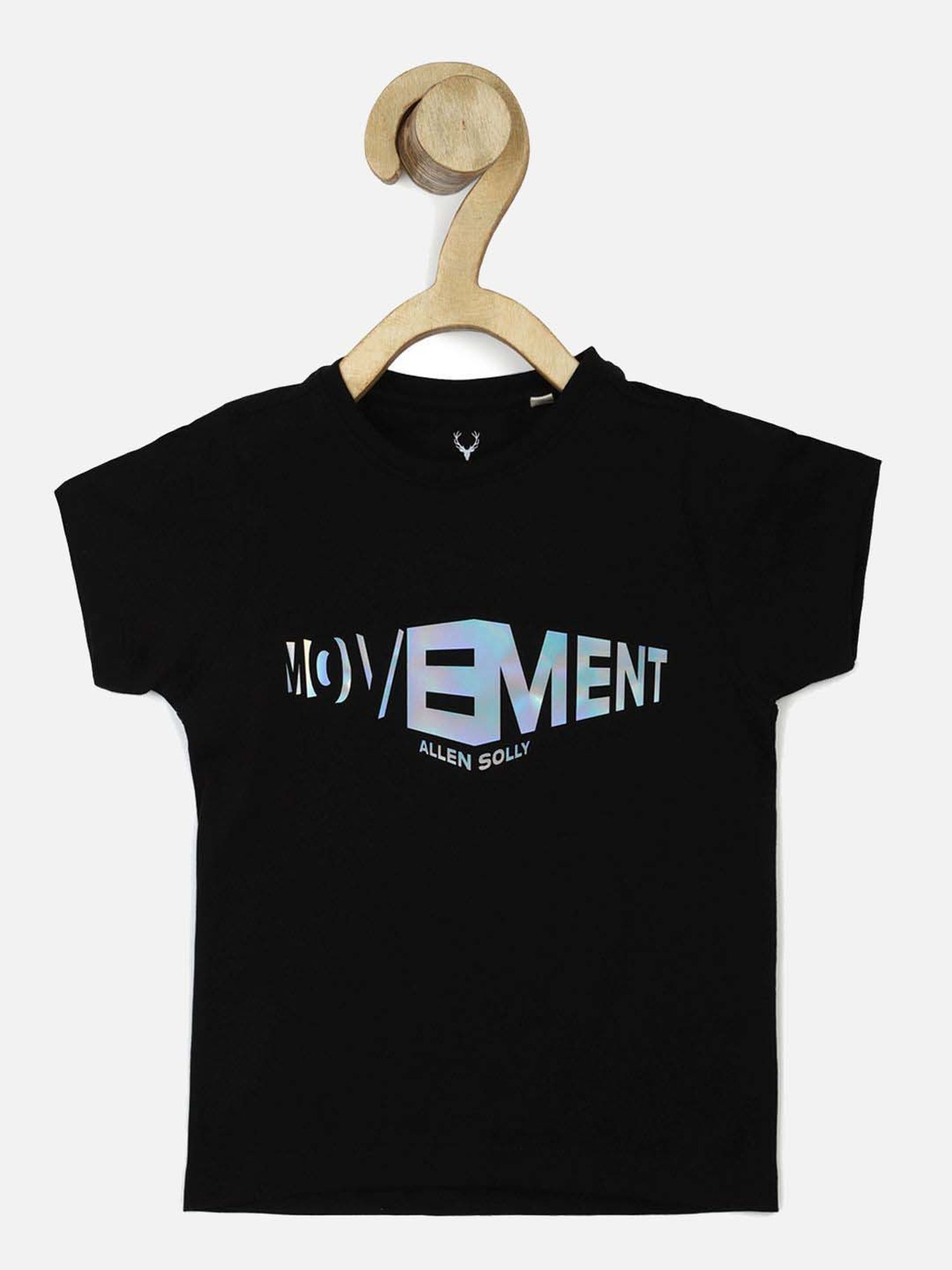 Allen Solly Kids Black Graphic T-Shirt