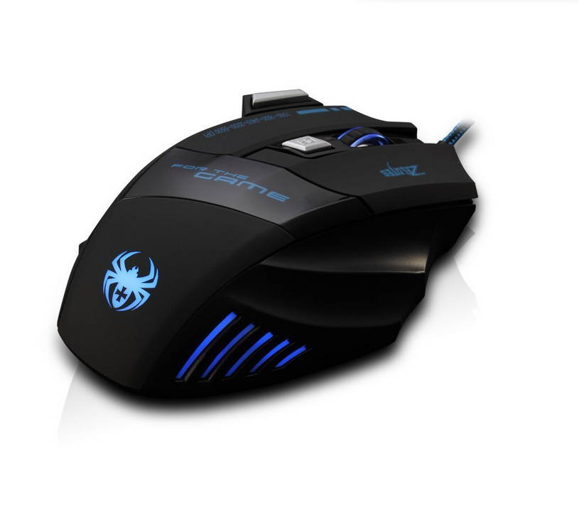 ZELOTES Super Big 5500 DPI Gaming Athletics Wired USB Game Mouse 7 Button With Colorful Breathing Lights Support Windows IOS Mac System