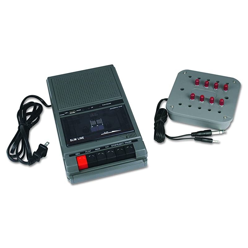 SL1039 Portable Cassette Player/Recorder and 6 Station Listening Center