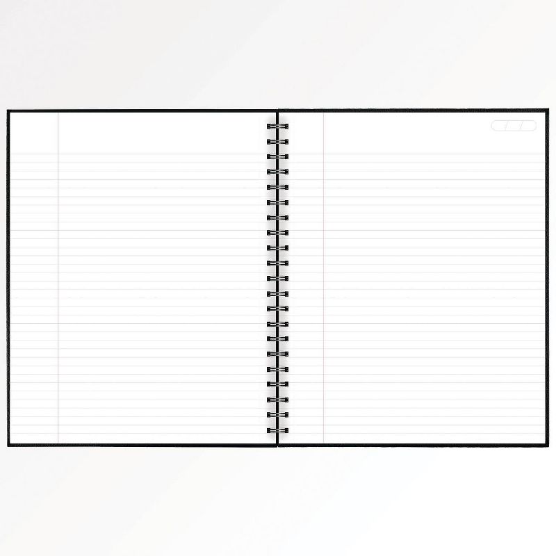 1 Subject College Ruled Spiral Notebook Solid Black - Cambridge