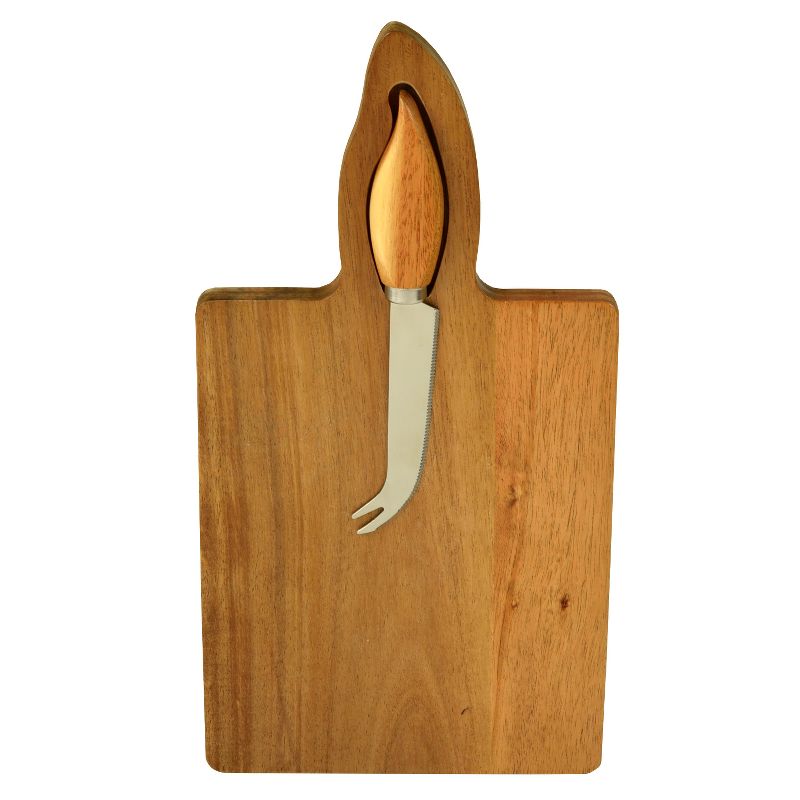 Picnic at Ascot Bamboo Butcher Block  13" x 13"
