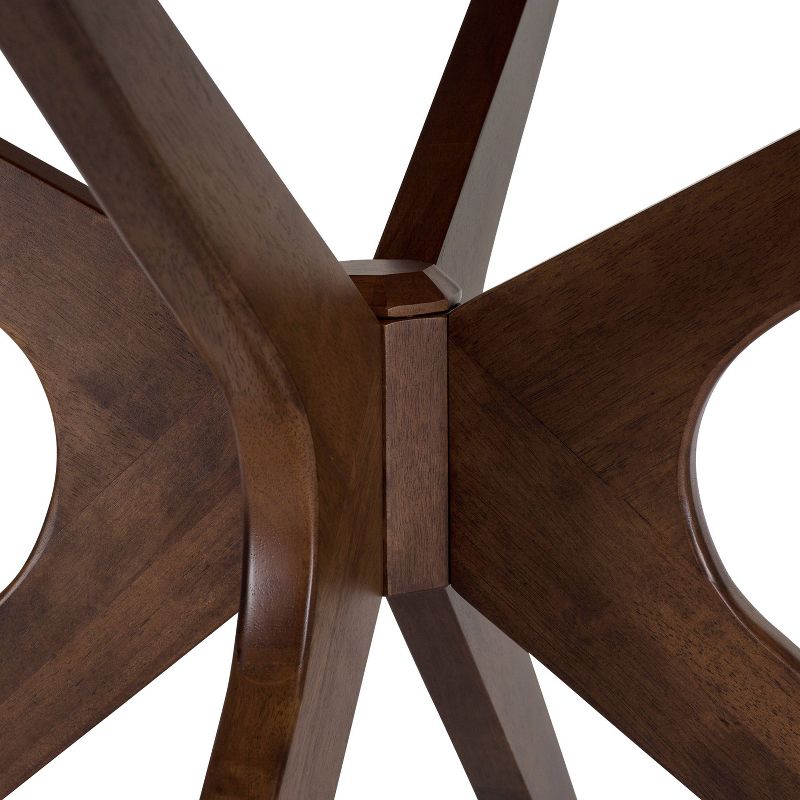 Farrah Oval Dining Table Walnut - Poly and Bark