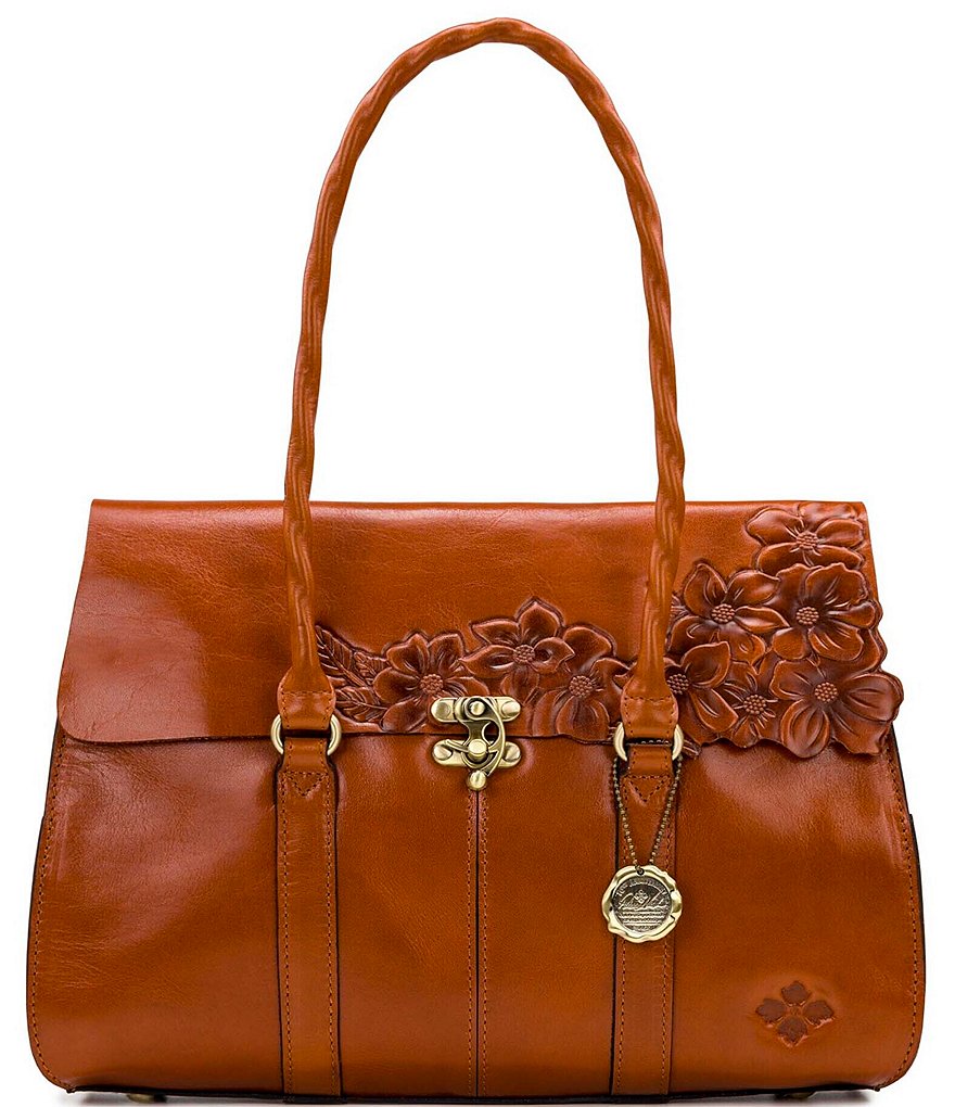 Patricia Nash Birds of Paradise Embroidery Collection Ferrara Frame Shoulder Bag