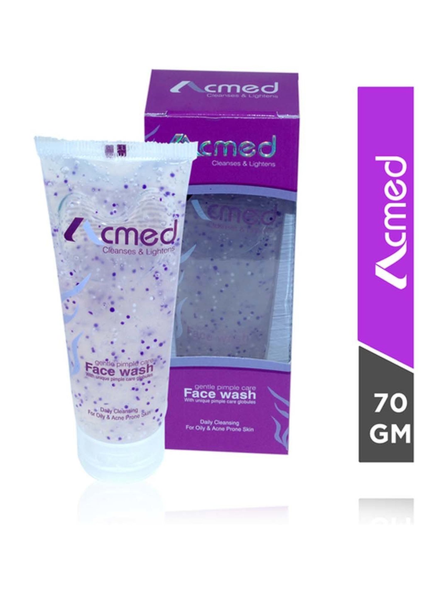 Acmed Pimple Care Face Wash - Pack of 2 (70 gm Each)