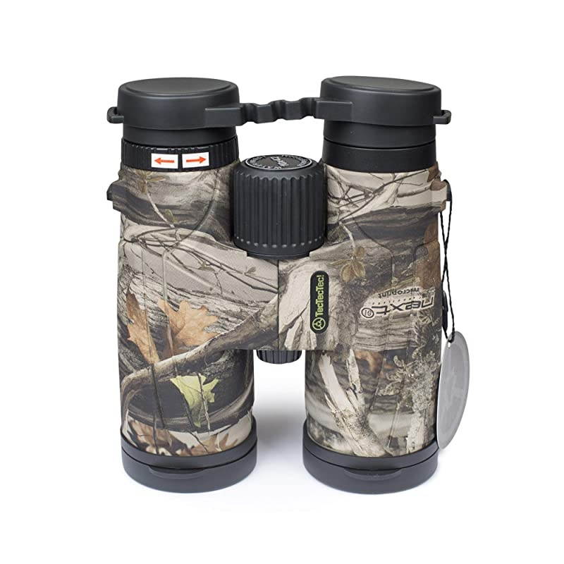 BPRO Wild 10x42 Binoculars Hunting Camo Outdoors Bird Watching HD Professional Binoculars for Bird Watching Travel Sports with Phone Mount Strap Carrying Bag