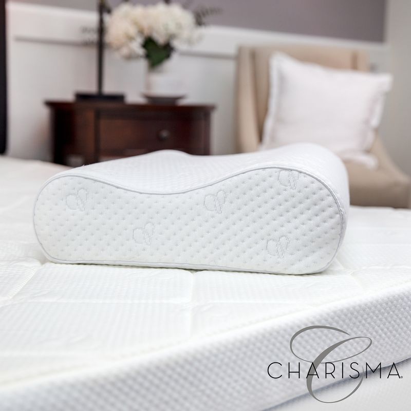 Charisma Luxury Contour Gel-Infused Oversized Memory Foam Pillow