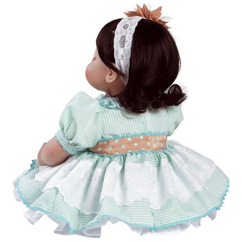 Adora Toddler Doll Honey Bunch Doll with a Stretch lace Headband Decorated with Hand Made Fabric Flowers