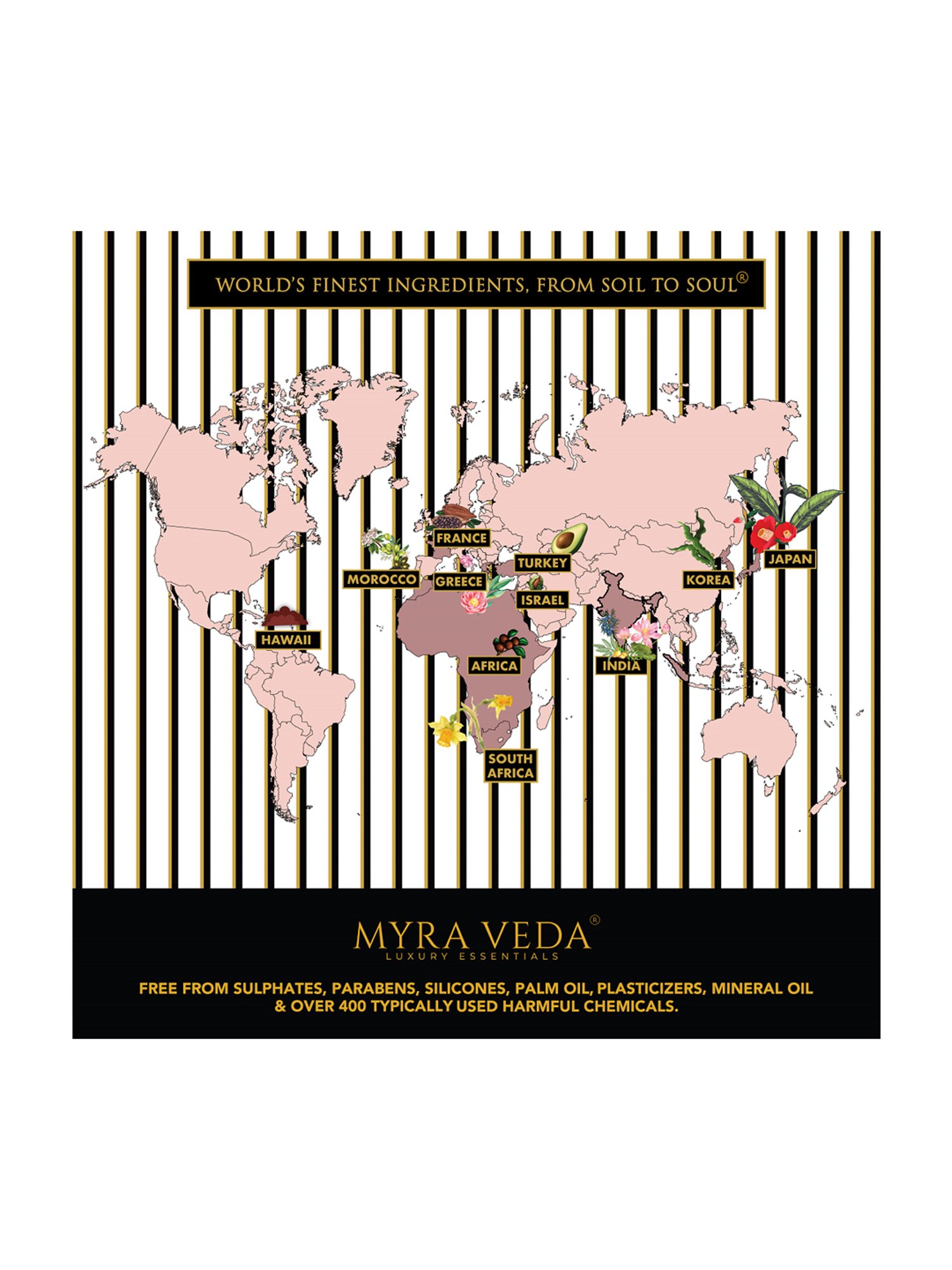 MYRA VEDA LUXURY ESSENTIALS Handcrafted 24KT Gold Soap - 100 gm