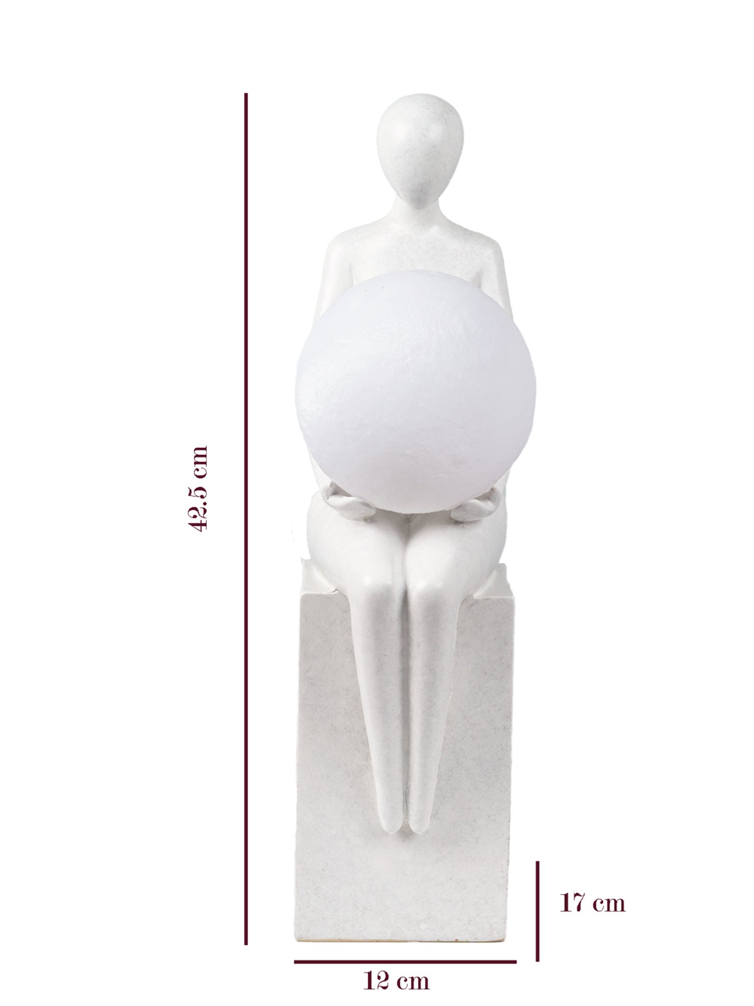 The Artment Decorative Bowl Lamp Led Showpiece Figurine