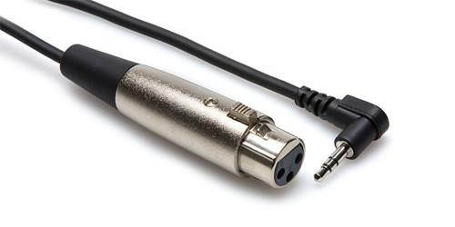 Hosa XVM100F Series Male Stereo 1/8" to Female XLR Cable Adapter (5 ft)