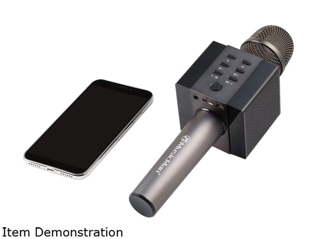 Technaxx 4812 Karaoke MIC Elegance Black 2-IN-1 W/ 2X 5W Speaker System