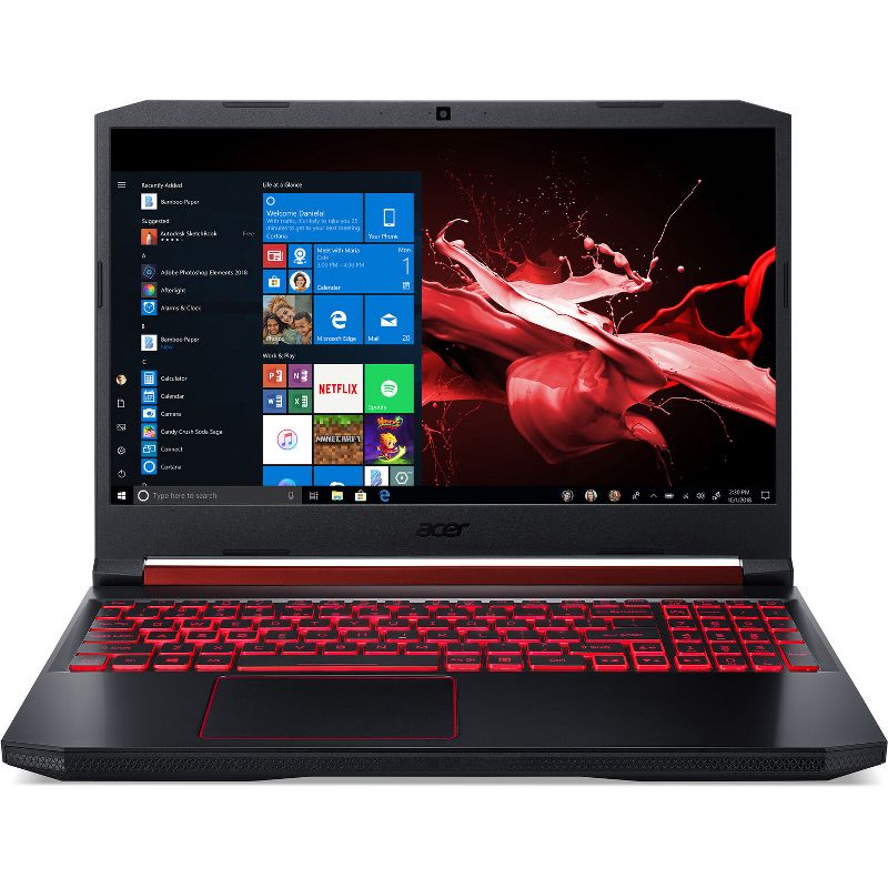 Acer Nitro 5 - 15.6" Laptop Intel Core i7-9750H 2.6GHz 16GB Ram 512GB SSD Win10H - Manufacturer Refurbished