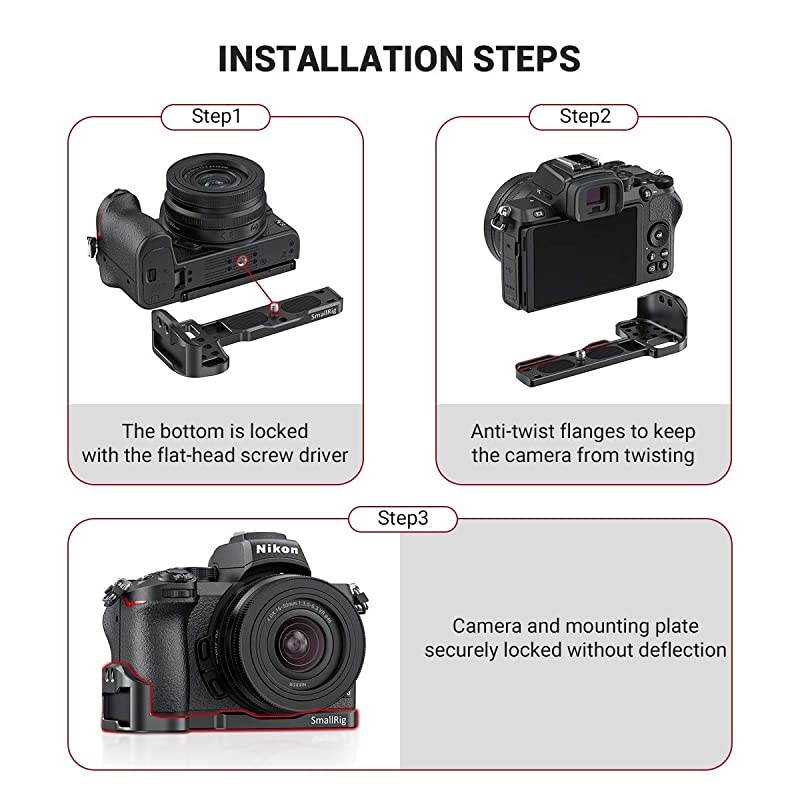 Mounting Plate for Nikon Z50 Camera LCN2525