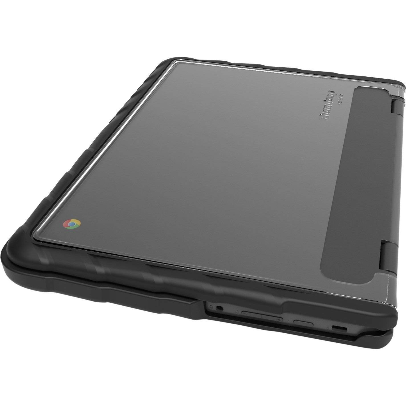 Gumdrop DropTech Lenovo 300e Case - Chromebook Silicone - Polycarbonate - Black