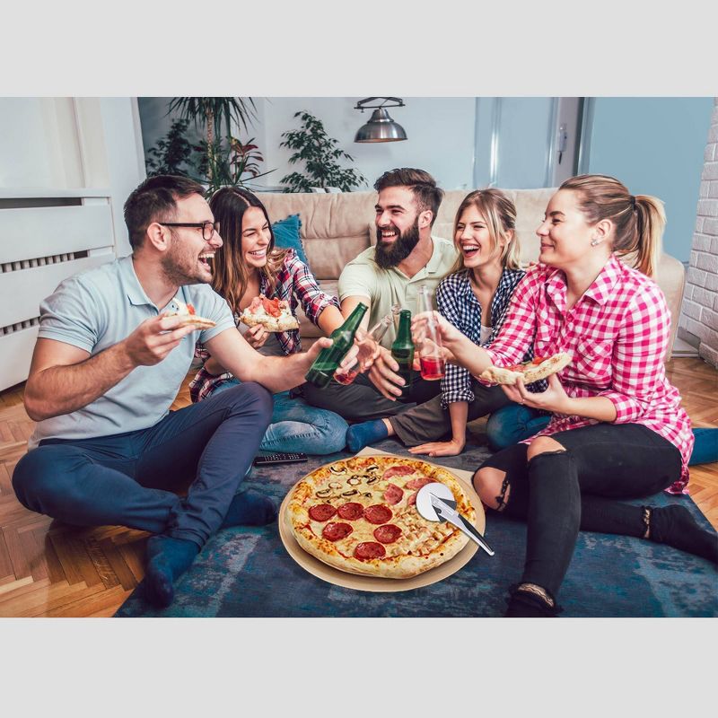 Royal Gourmet 2pc Pizza Set for BBQ  Grill Oven With 13'' Round Pizza Cordierite Stone