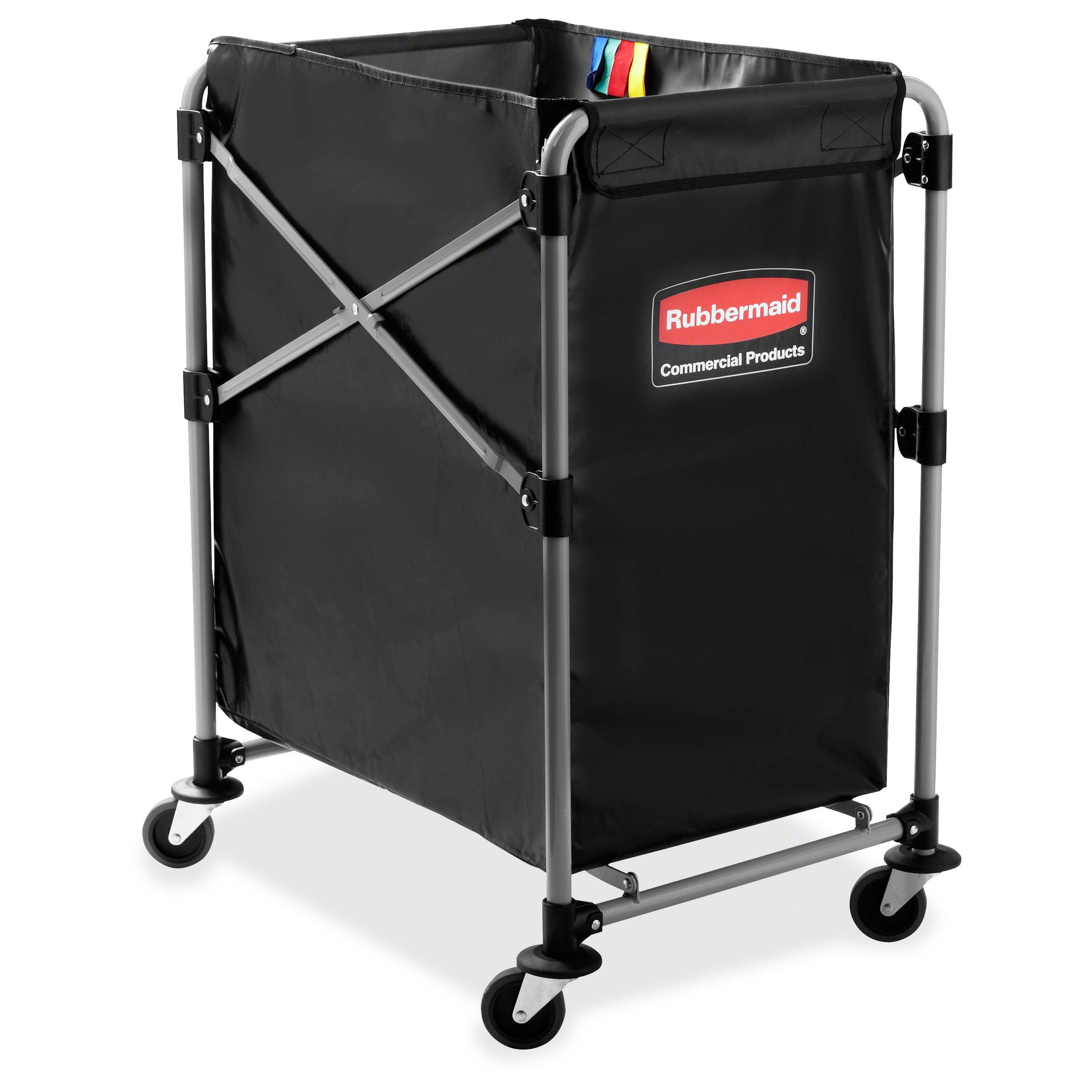 Rubbermaid Commercial Collapsible X-Cart Steel Four Bushel Cart 20 1/3w x 24 1