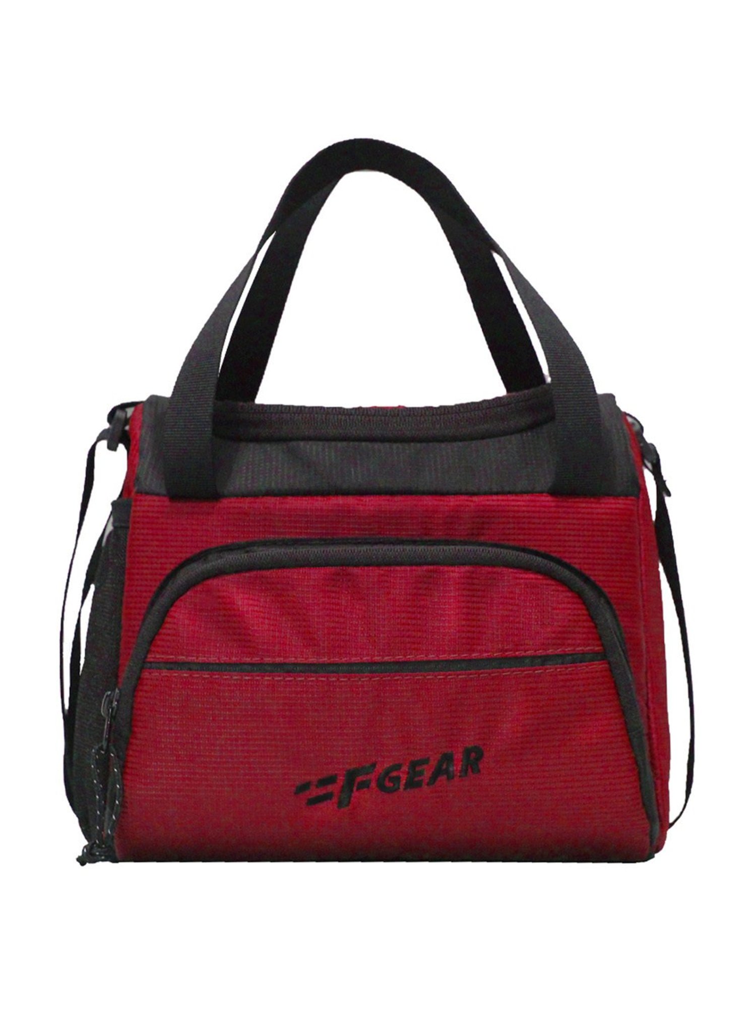 F Gear Yolo Red & Black Medium Lunch Bag