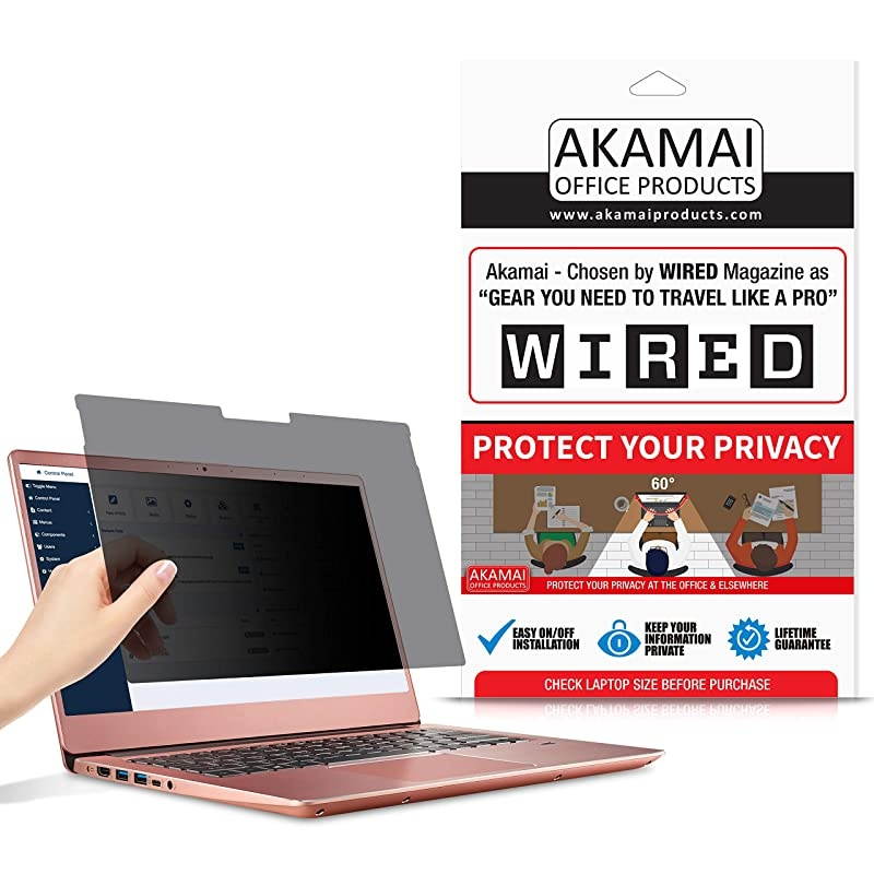 inch Akamai Computer Privacy Screen 169 Removable Edge to Edge Glass Blue Light Screen Protector Laptop Anti Glare Screen Protector