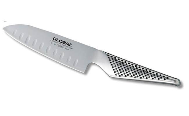 Global GS-37 Fluted Santoku, 5-inch