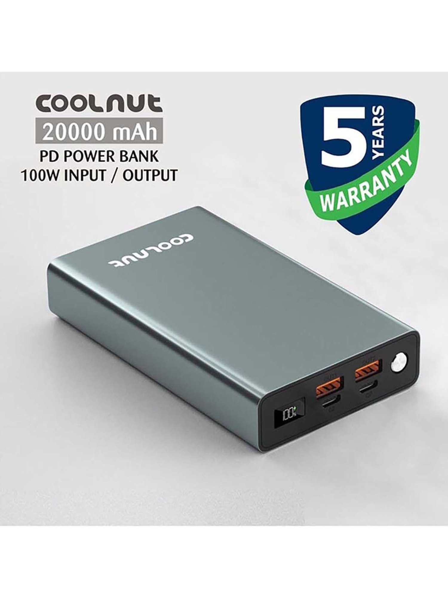 Coolnut CMPBAND-29 20000 mAh Fast Charging Power Bank (Black)