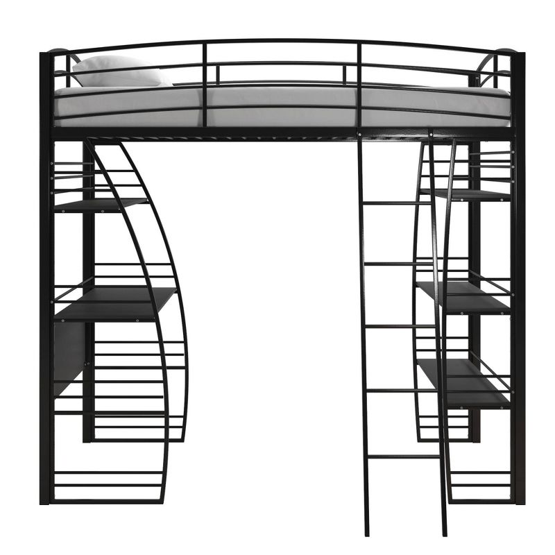 Richland Bunk  Twin over Twin w/ Raised Panel Trundle  Antique Walnut - Atlantic Frame