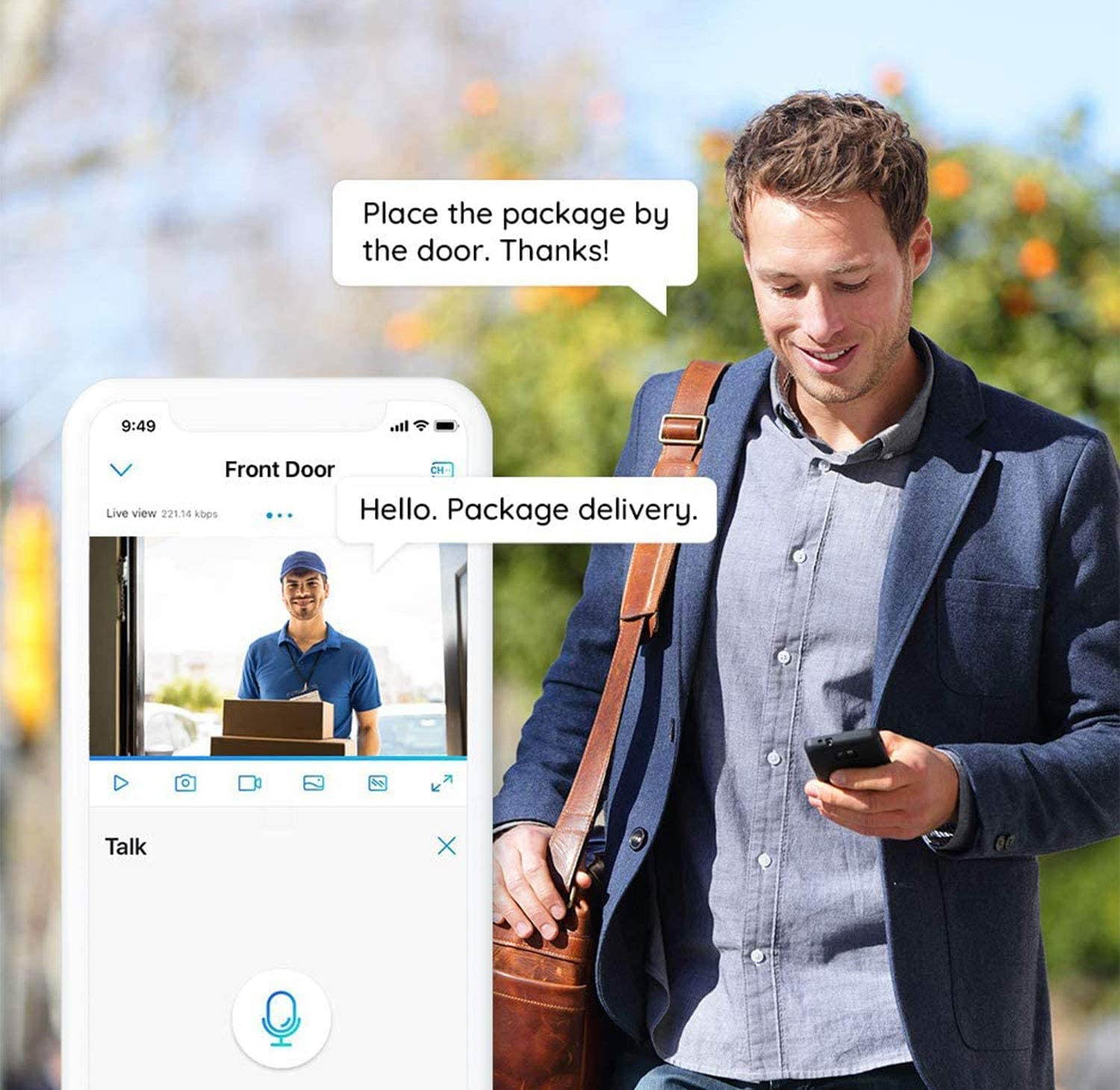 Reolink Argus 2 w/ Solar Panel - Wireless Outdoor Battery Security Camera 1080p HD Wire-Free 2-Way Audio Starlight Color Night Vision, PIR Motion Sensor, Support Cloud/Alexa/Google Assistant/SD Card