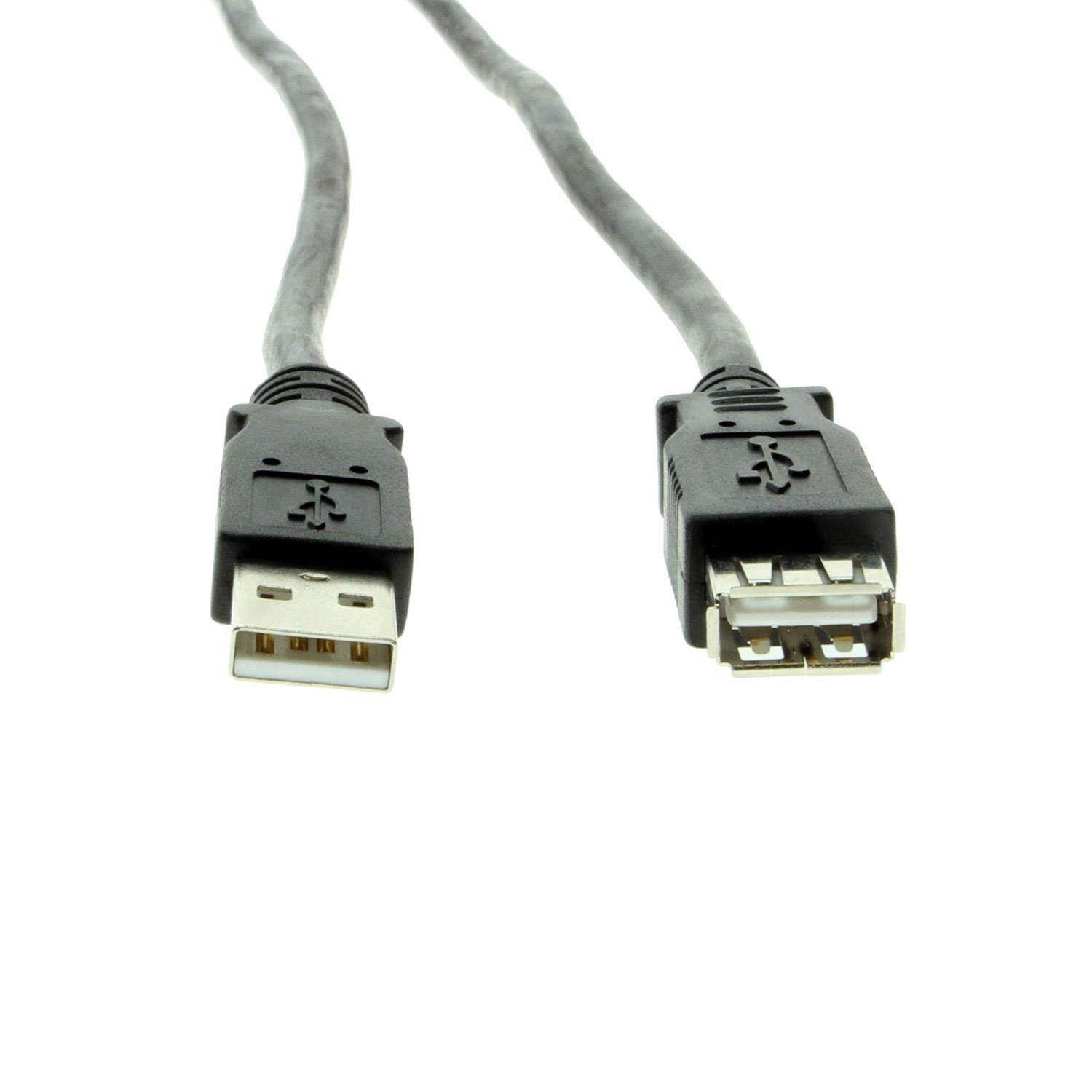 USBGear Pro-Series USB 2.0 Hi-Speed A to A Extension Cable 6ft. Black
