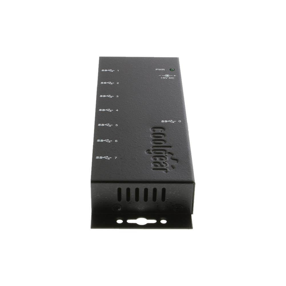 Coolgear 7-Port USB 3.0 Hub w/ Surge Protection  36W AC Adapter