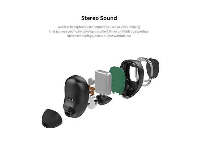 AutofeelSunriseoffice Bluetooth Touch Control Hifi Earphone Headset Wireless Headphone With Mic 3D Bass Stereo Wireless Earbuds Stereo Microphone For Phone iPhone Xiaomi Samsung