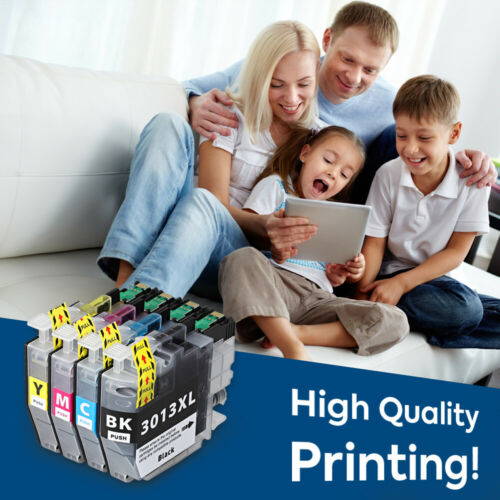 Compatible LC3013 Ink Cartridges Replacement for Brother LC3013 LC3011 Ink Cartridge Works with Brother MFC-J690DW MFC-J895DW Brother MFC-J497DW MFC-J491DW Inkjet Printer 8Packs (2K/2C/2M/2Y)