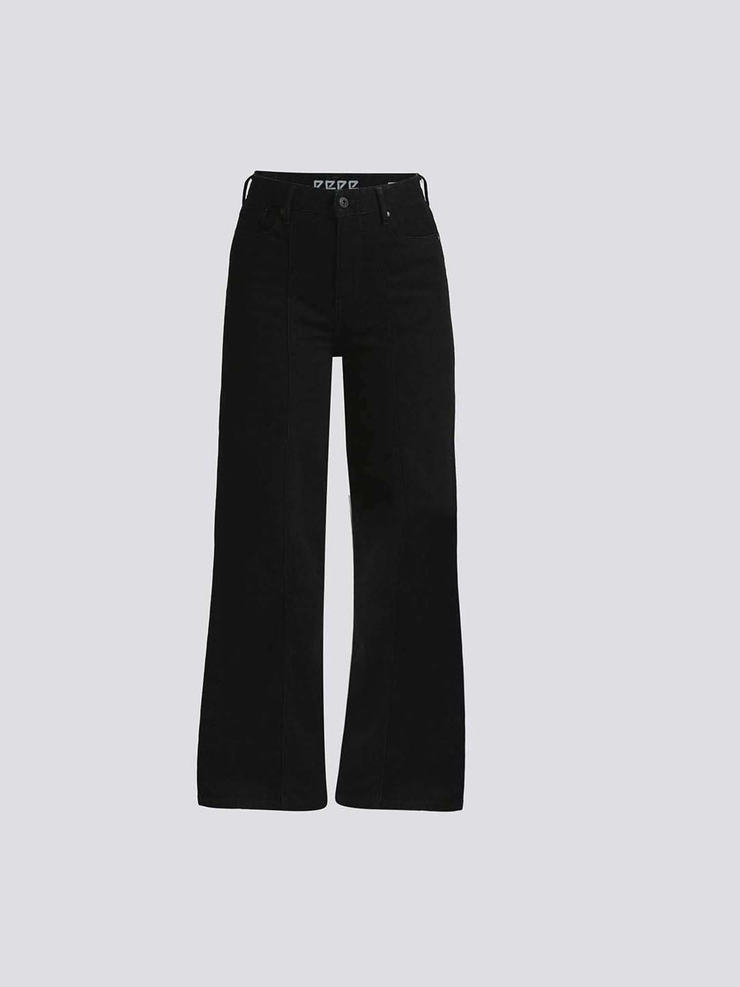 Pepe Jeans Black High Rise Flared Jeans