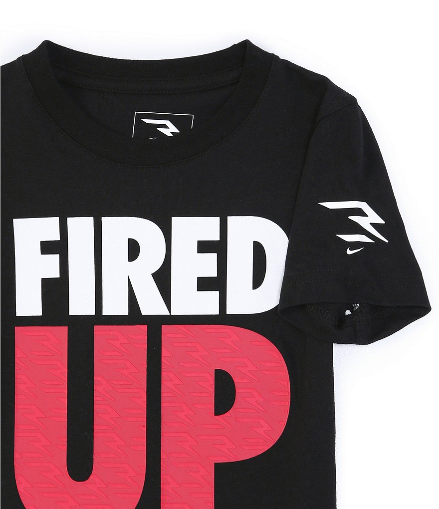 Nike Russell Wilson Little Boys 2T-7 Short-Sleeve Fired Up Tee