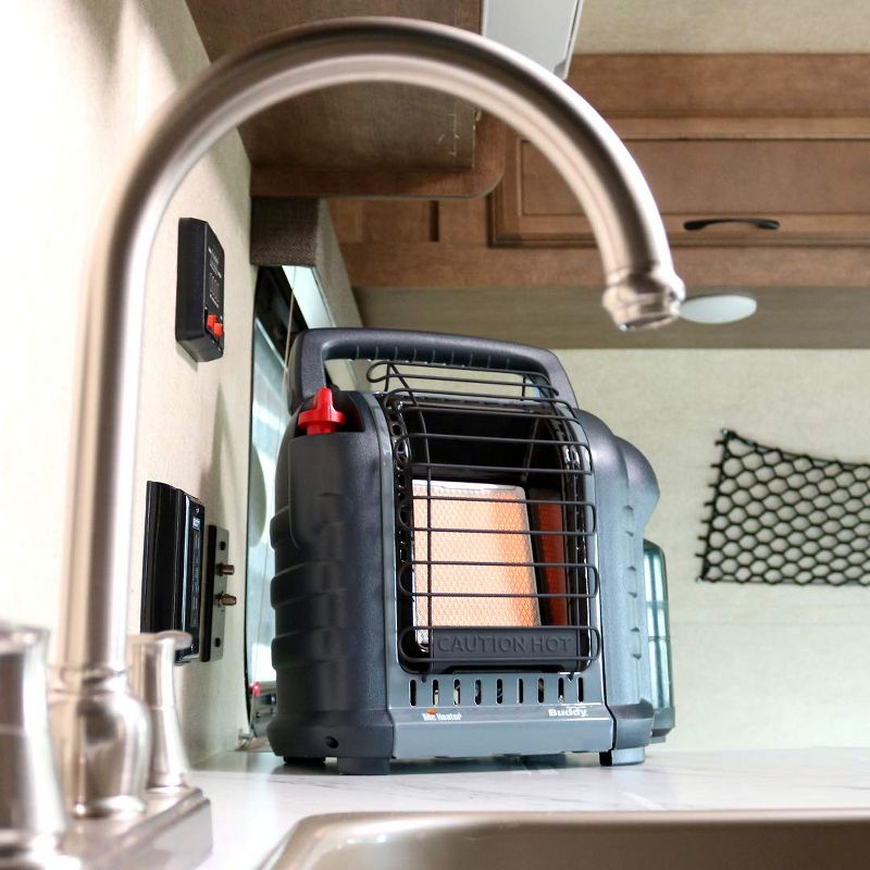 Mr. Heater F232017 Portable Buddy Indoor or Outdoor Camping Fishing Patio Room Space Propane Heater, Gray