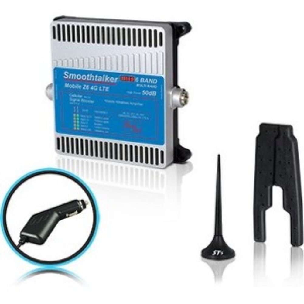 Smoothtalker Mobile Z6 50dB 4G LTE High Power 6 Band Wireless Vehicle Cellular Signal Booster Kit