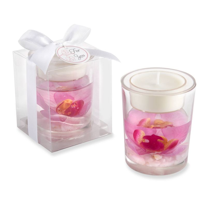 12ct Elegant Orchid Tealight Holder