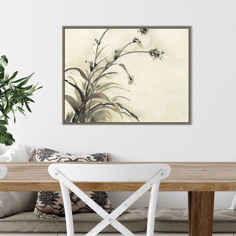 24" x 18" Plant of the Age II by Samuel Dixon Framed Wall Canvas - Amanti Art