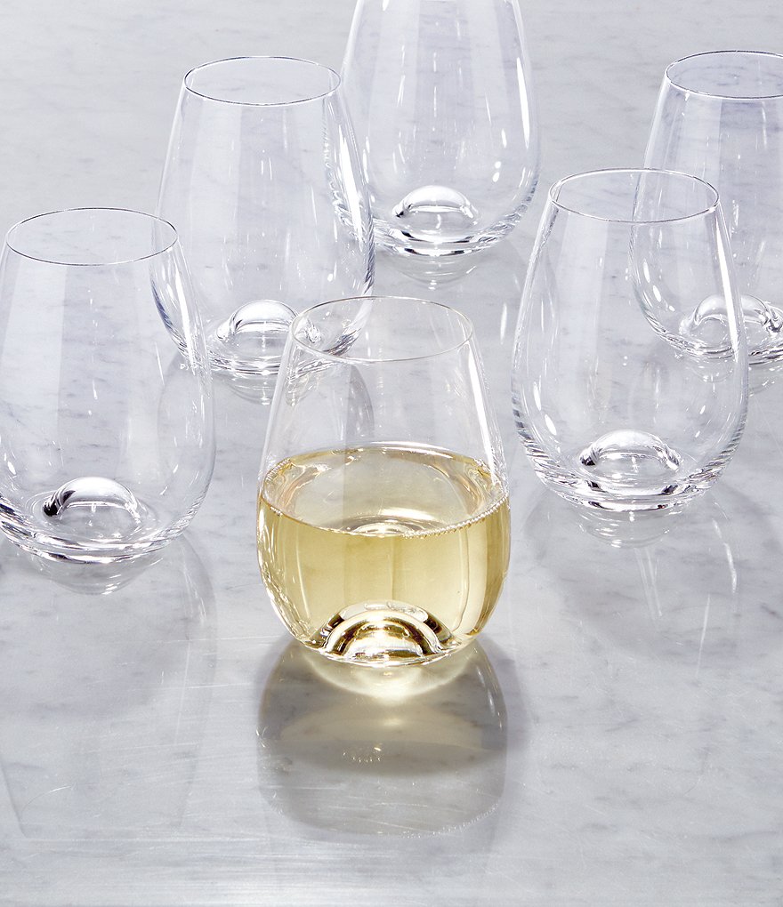 Lenox Tuscany Classics All-Purpose Stemless Wine Glasses Set of 6