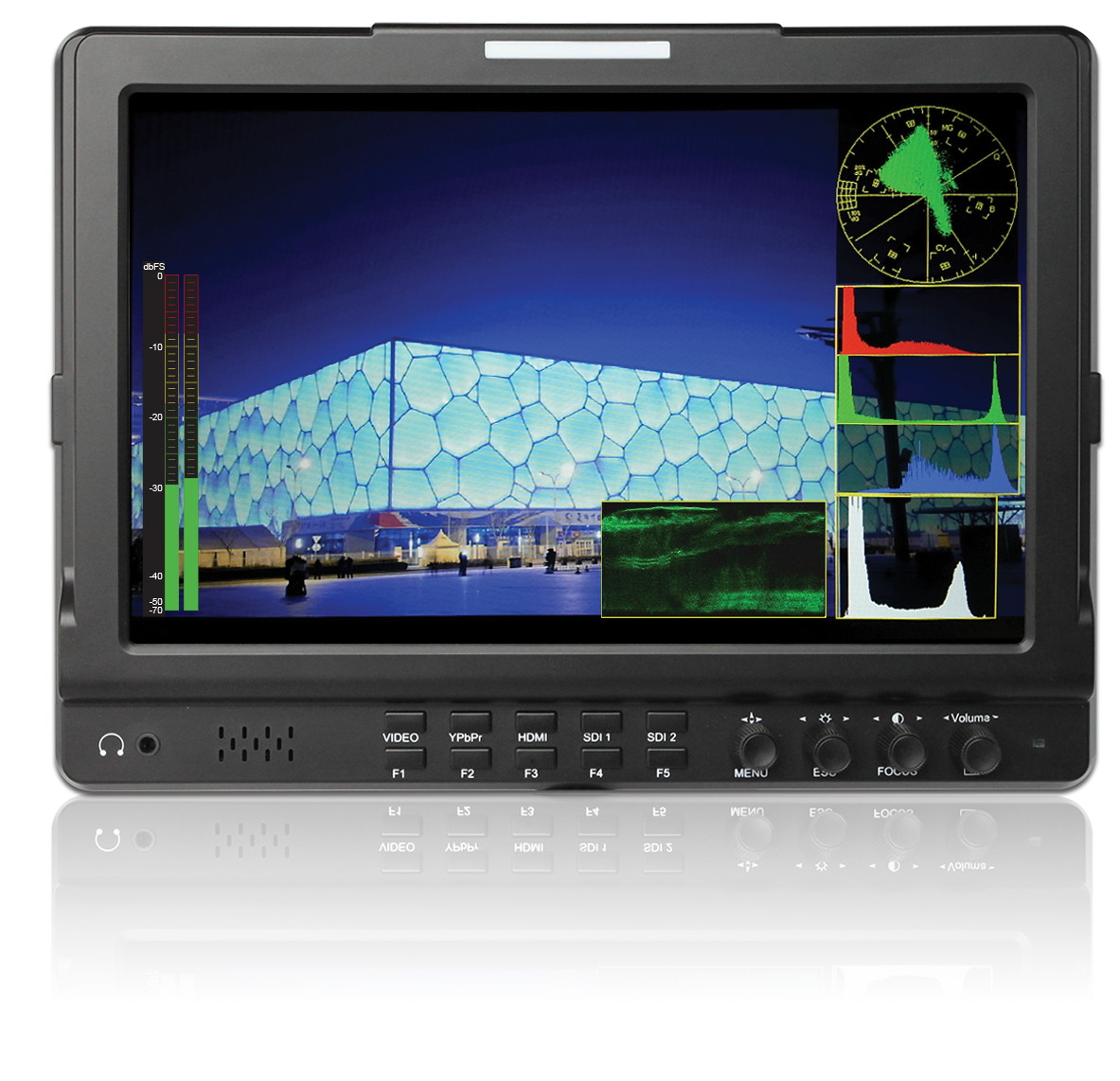 TeKit 10" Professional Camera SDI field monitor with fully featured