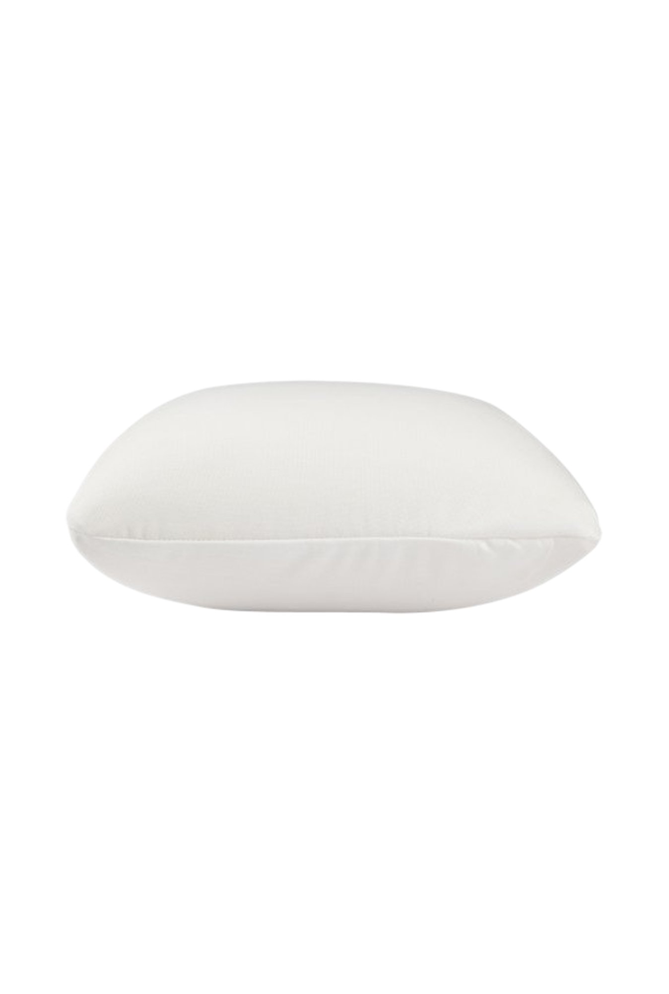 The White Willow White Solid Memory Foam Cushion - Set of 1