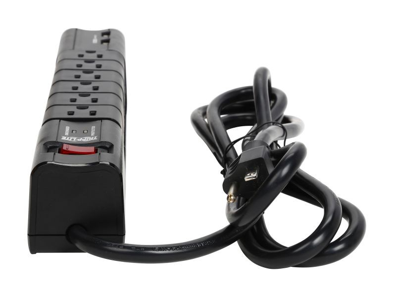 Uninex PS102 RF Remote Control Power Managed 6-Outlet Energy Controlled Surge Protector, Eliminates Standby Idle Electricity Usage, 6-Foot