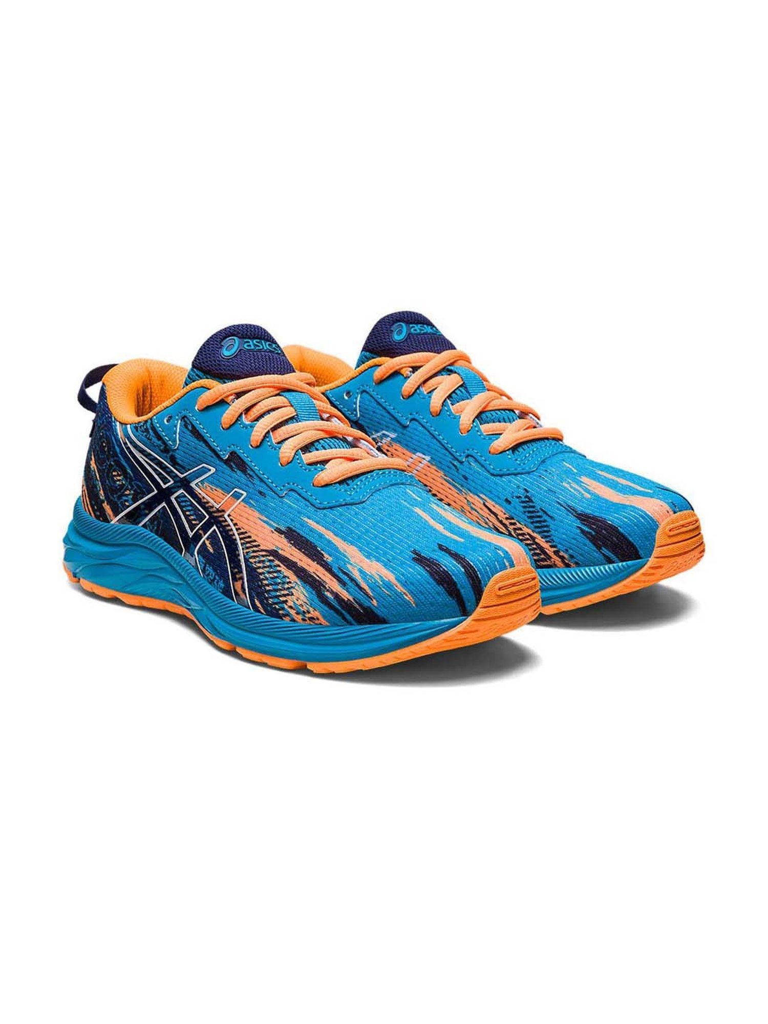 Asics Kids GEL-NOOSA TRI 13 GS Island Blue & Orange Running Shoes