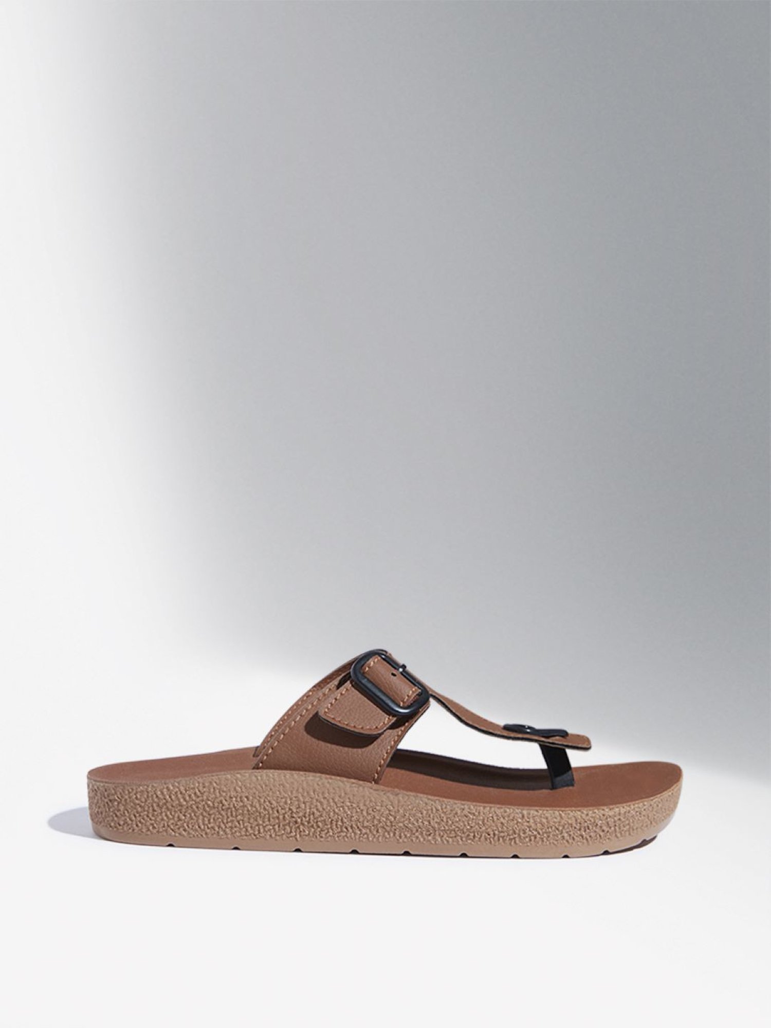 SOLEPLAY by Westside Tan Thong-Strap Sandals