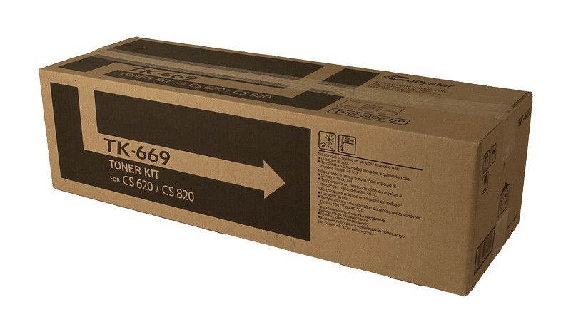 CopyStar TK-669  OEM Toner: Black Yields 55,000 Pages