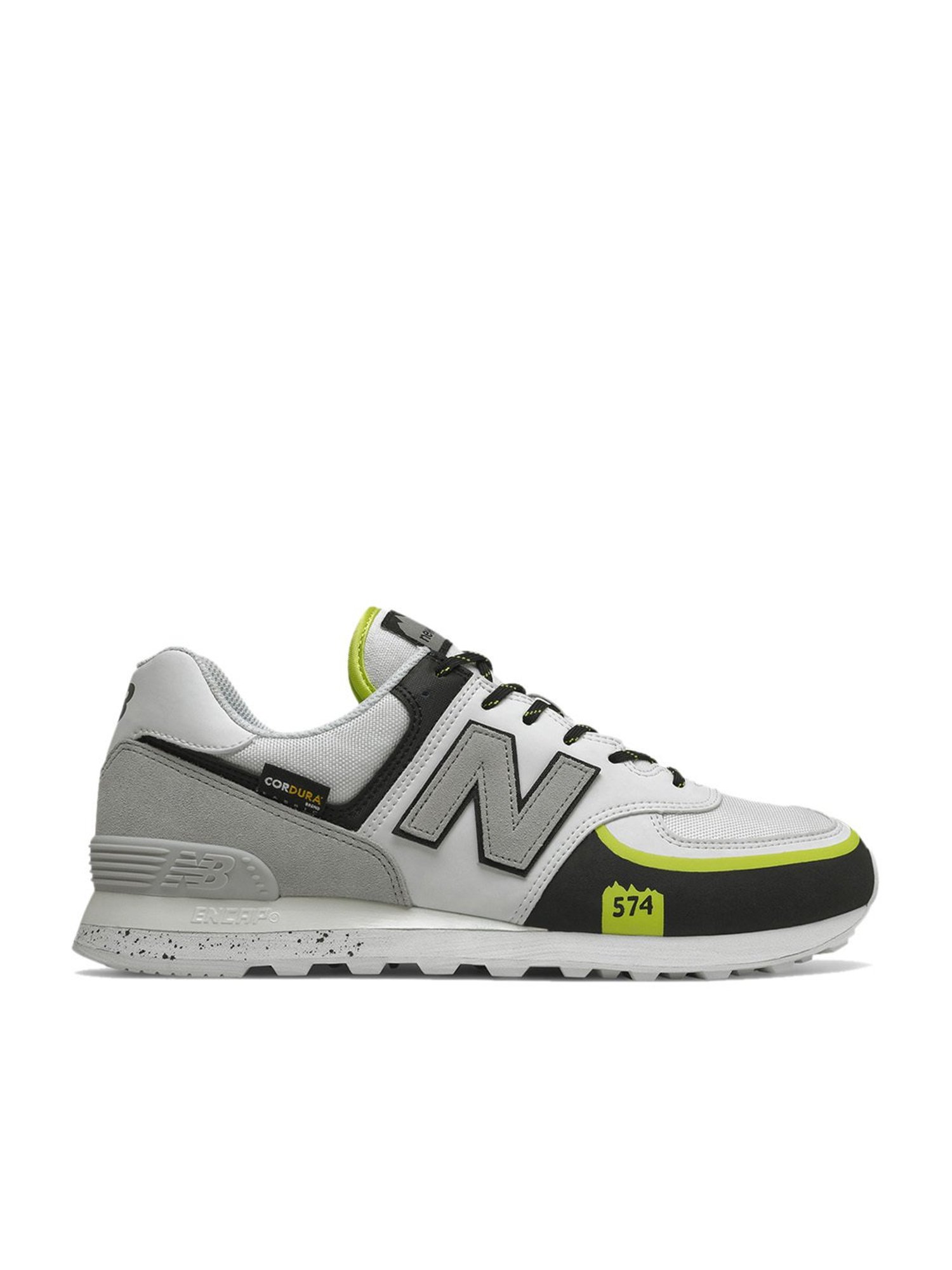 New Balance Men's 574 White Casual Sneakers