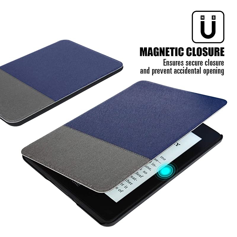 Print Case for AllNew Kindle Paperwhite Premium PU Leather Case Smart Slimshell Protective Cover with Auto WakeSleep for Kindle Paperwhite 2018 10th Not fit Paperwhite Prior to 2018