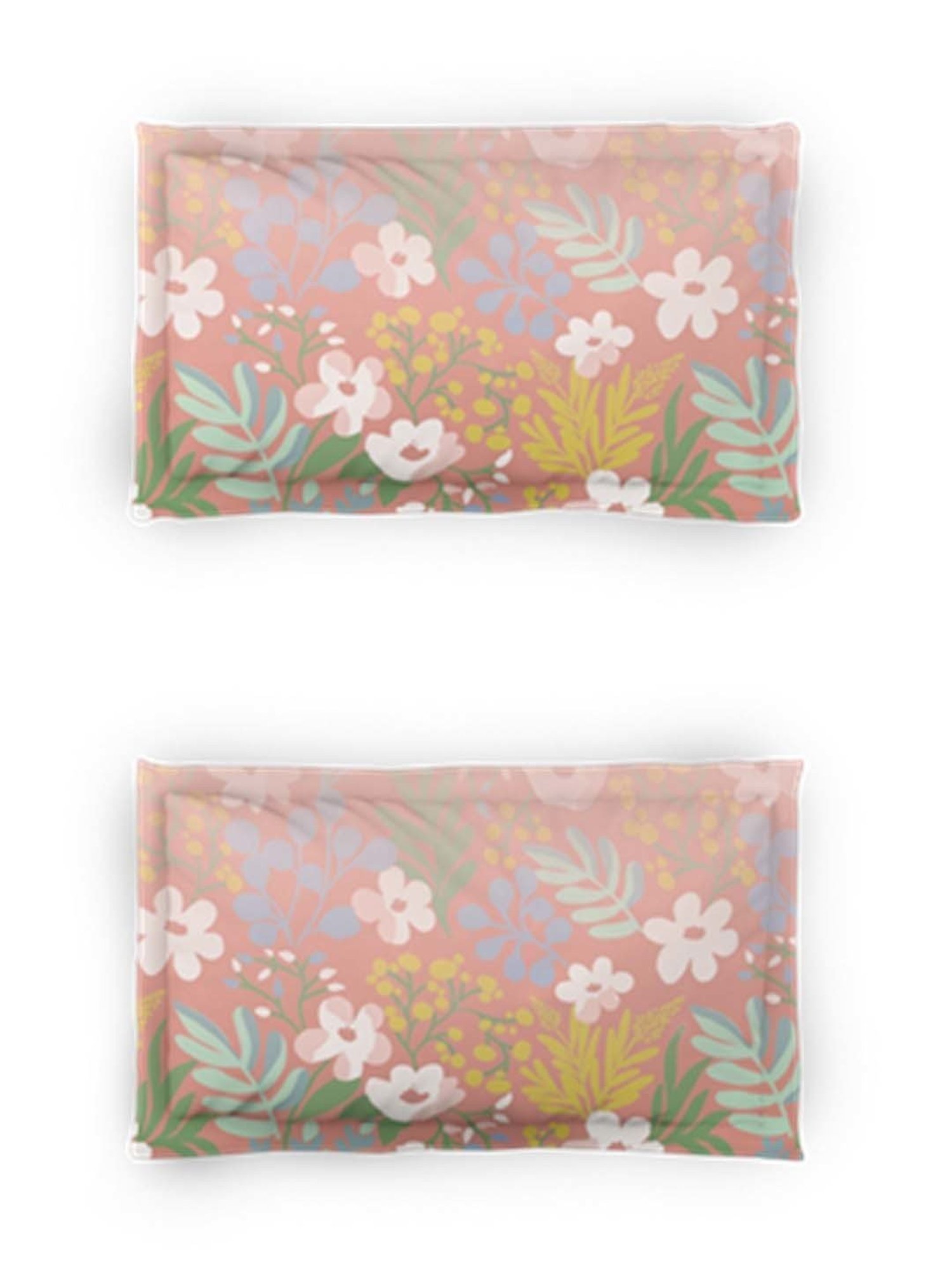 Maspar Blue Cotton 200 TC Reversible Duvet Cover Set