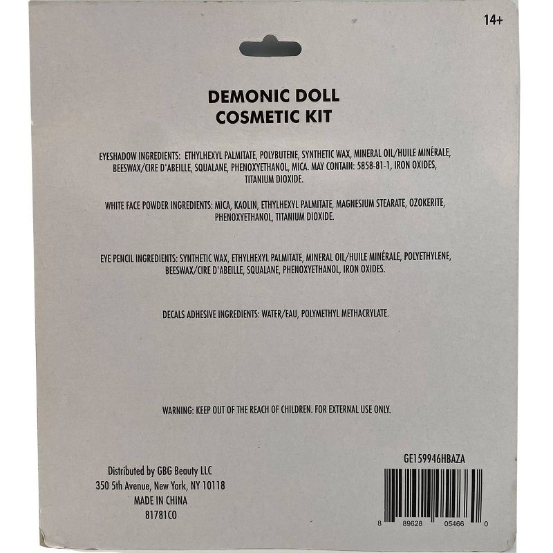 Haunted Halloween Cos Kit Doll - 1ea