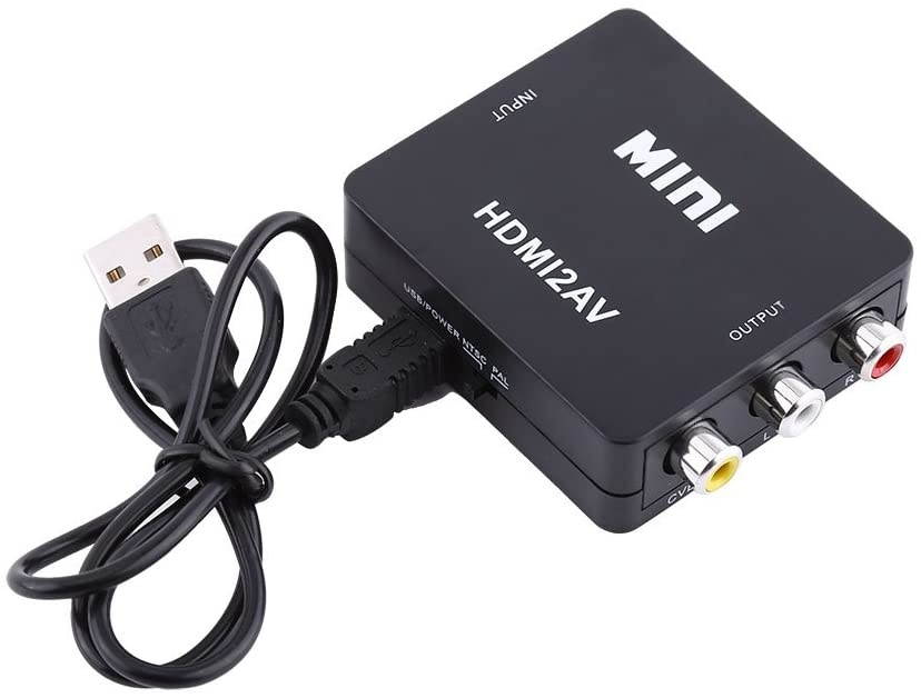 Summer Surprise Digital HDMI to Composite VideoAdapter Converter，720p/1080p(Black)
