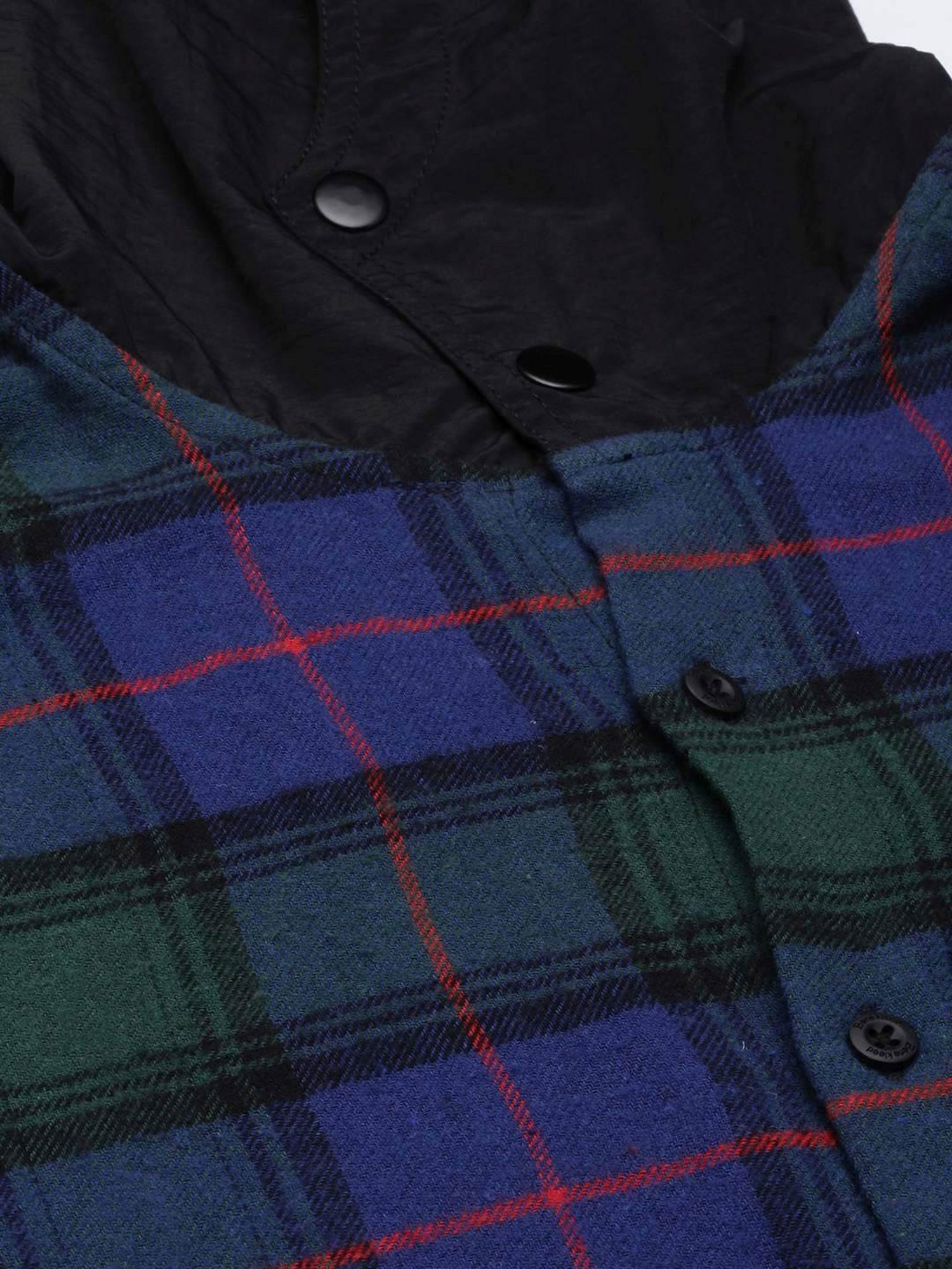 Bene Kleed Green Regular Fit Checks Shirt