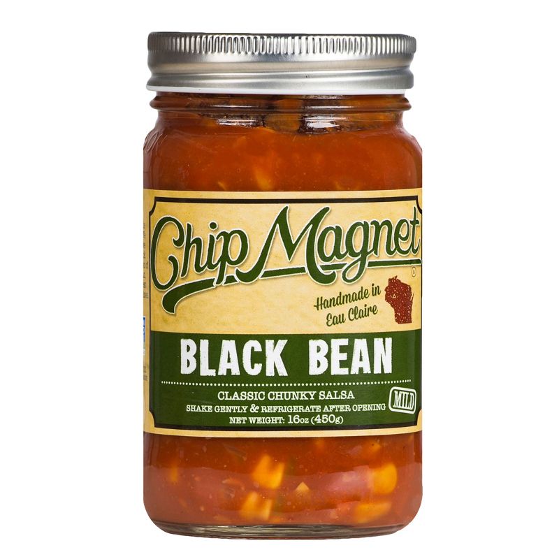 Chip Magnet Black Bean Salsa - 16oz Jar